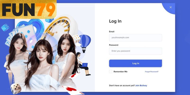 Quy trình đăng nhập FUN79