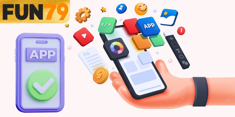 Quy trình tải app FUN79